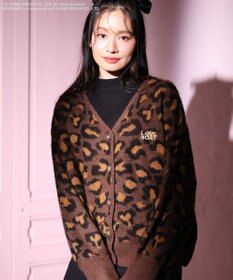 Green Parks ■ＬＯＶＥ　ＢＯＡＴ　ロゴ刺繍ニットカーディガン