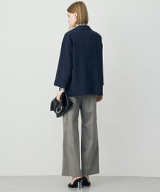 ICB L ドライアセテートスラブ 8分袖ジャケット