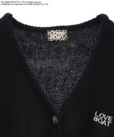 Green Parks ■ＬＯＶＥ　ＢＯＡＴ　ロゴ刺繍ニットカーディガン