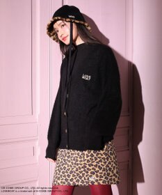 Green Parks ■ＬＯＶＥ　ＢＯＡＴ　ロゴ刺繍ニットカーディガン