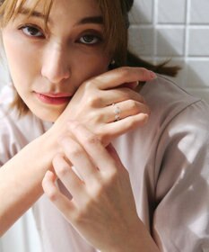 Tiaclasse ボタニカルモチーフストーンリング