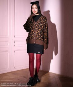 Green Parks ■ＬＯＶＥ　ＢＯＡＴ　ロゴ刺繍ニットカーディガン