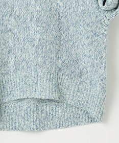 自由区 【洗える】カラーミックスリネン ニット