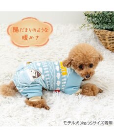 PET PARADISE スヌーピー ペティヒートDAN ロンパース 《雪柄》 小型犬