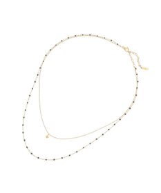 AMERICAN HOLIC 【ステンレス】プチトップカラーMIX2連ネックレス