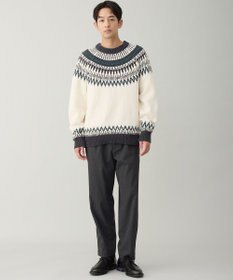 UNFILO MENS ライトモール ノルディックニット