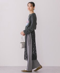 AMERICAN HOLIC サークルロゴプリントロングＴシャツ