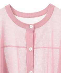 AMERICAN HOLIC 【WEB限定】【接触冷感】2WAYシアーニットカーディガン