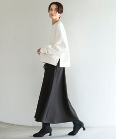 UNFILO 【新色登場】BEAUTY FORM JERSEY セミフレアスカート