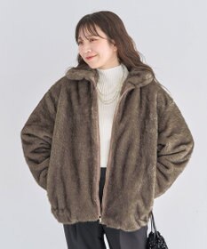 Green Parks ミンクライクファーブルゾン