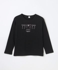 ANY KIDS 【Good Price】 ANY刺繍 長袖Tシャツ