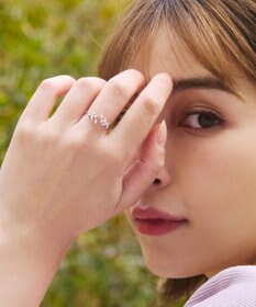 Tiaclasse ボタニカルモチーフストーンリング