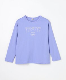 ANY KIDS 【Good Price】 ANY刺繍 長袖Tシャツ
