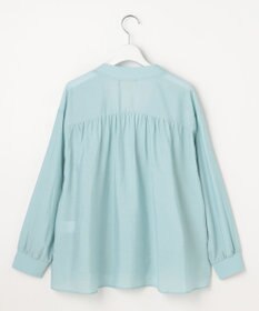 ANY SIS シアーギャザー カーディガン