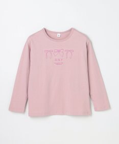 ANY KIDS 【Good Price】 ANY刺繍 長袖Tシャツ