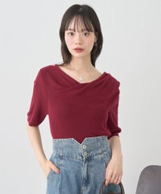 earth music&ecology ドレープニットプルオーバー