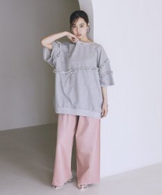 earth music&ecology イージータックワイドデニム