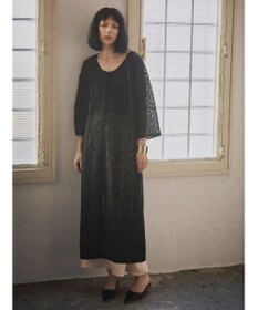 Green Parks AnriettMusee レースロングワンピース