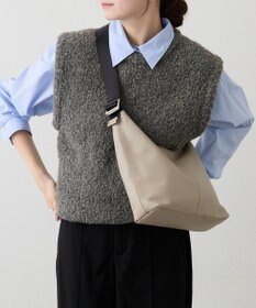 russet レザーホーボーバッグ M(CE-1658)