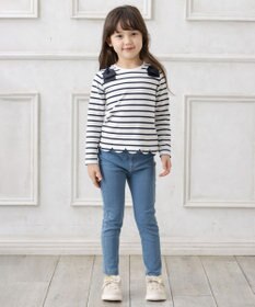 ANY KIDS カット デニム パンツ