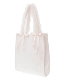 Maison de FLEUR チュールハンドルスクエアトートバッグ