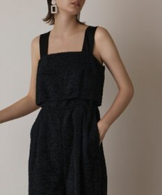 GRACE CONTINENTAL カットジャガードサロペット