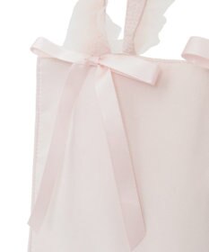 Maison de FLEUR チュールハンドルスクエアトートバッグ