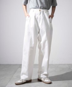 WEGO 【ユニセックス着用ITEM/ウエストゴム/手洗い可】チノイージーワイドパンツ