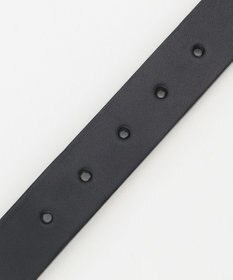 J.PRESS MEN レザートリム ストライプ テープベルト