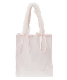 Maison de FLEUR チュールハンドルスクエアトートバッグ