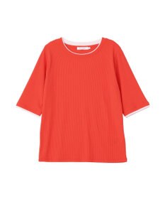 AMERICAN HOLIC シアーリブ配色プルオーバー