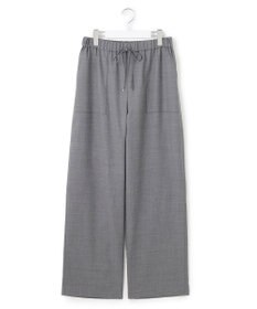 23区 L 【洗える】ナチュラルストレッチサキソニー ベイカー ドロスト パンツ