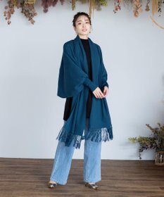 Tiaclasse 【洗える】ストール風カーディガン