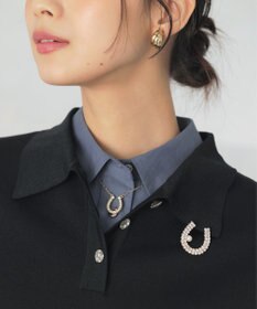 組曲 S エアリーシャーティング オーバーシャツ