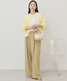 AMERICAN HOLIC リボン付きタックワイドパンツ