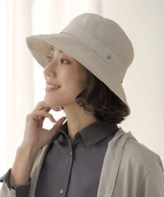 J.PRESS LADIES 【WEB限定カラーあり・畳める】ブレードHAT グレージュ系