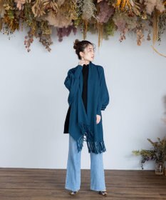 Tiaclasse 【洗える】ストール風カーディガン