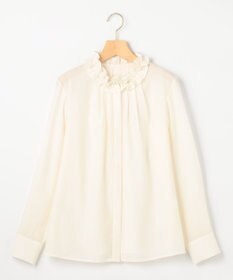 組曲 S 【加藤ローサさん着用】アンティークオーガンフリル ブラウス