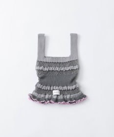 TRICOTE シアーリブニットバッグ