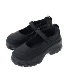 Green Parks ・ｒｉｃｈ　ｂｌｕｅ　厚底ストラップスニーカー