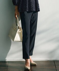 23区 【セットアップ対応】トリアセダブルジョーゼット パンツ