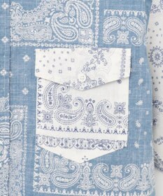 J.PRESS MEN ペイズリーバンダナプリント クレイジーパターンシャツ