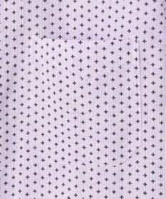 JOSEPH ABBOUD 【ビジネスシーンに最適・サステイナブル】ソアロンンシャンブレープリント 半袖 シャツ