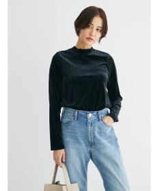 Green Parks ・ＳＵＧＡＲ　ＳＰＯＯＮ　ベロアストライプハイネック