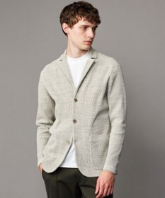 JOSEPH ABBOUD 【オリジナルオーガニックコットン使用】JOE COTTON ニット ジャケット