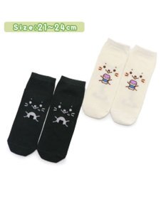 Mother garden しろたん 靴下 2足セット 〈顔ぼんミルク柄 顔ぼんおにぎり柄〉 13cm~16ｃｍ 17cm~20ｃｍ 21cm~24ｃｍ