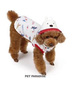 PET PARADISE リサとガスパール バケットハット付き Tシャツ 《パリ柄》 小型犬