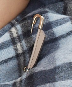 J.PRESS LADIES レザー キルトピン