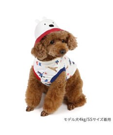 PET PARADISE リサとガスパール バケットハット付き Tシャツ 《パリ柄》 小型犬