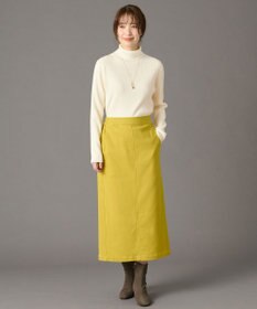 ANY L 【手洗い可/ウエストゴム】裏起毛ハイストレッチタイトスカート